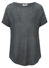 Peter Hahn - Pullover aus 100% Leinen mit 1/2 Arm, grün, Gr. 36 / S - Leinen