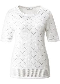 Peter Hahn - Rundhals-Pullover aus 100% SUPIMA®-­Baumwolle, weiss, Gr. 36 / S - Baumwolle