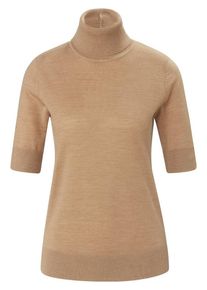 Peter Hahn - Rollkragen-Pullover, braun, Gr. 36 / S - Schurwolle