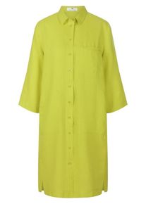 Peter Hahn - Kleid mit 3/4-Arm, grün, Gr. 38 / S - Leinen