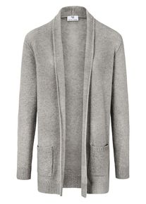 Peter Hahn - Cardigan aus 100% Schurwolle, grau, Gr. 36 / S - Schurwolle