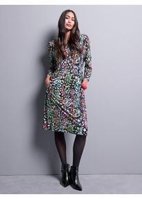 Anna Aura - Jersey-Kleid mit Rundhals-Ausschnitt, mehrfarbig, Gr. 48 / XL