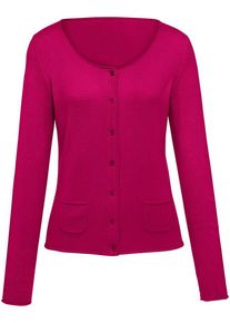 include - Cardigan aus 100 % Kaschmir, pink, Gr. 38 / S - Kaschmir