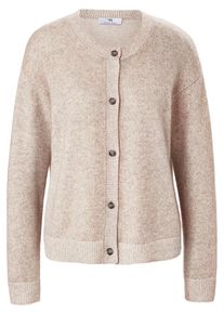 Peter Hahn - Strickjacke, beige, Gr. 36 / S - Schurwolle