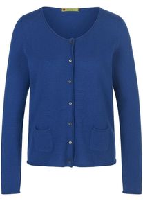 include - Cardigan aus 100 % Kaschmir, blau, Gr. 36 / S - Kaschmir