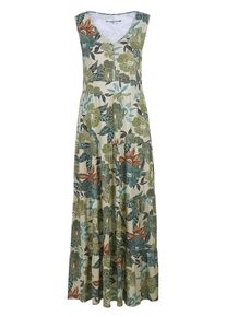 Green Cotton - Ärmelloses Jersey-Kleid Lone, beige, Gr. 36 / S - Baumwolle