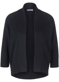 Peter Hahn - Strickjacke mit 3/4-Arm aus 100% SUPIMA®-Baumwolle, blau, Gr. 36 / S - Baumwolle