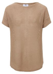 Peter Hahn - Pullover aus 100% Leinen mit 1/2 Arm, beige, Gr. 36 / S - Leinen