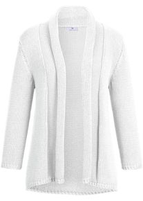 Peter Hahn - Cardigan mit 3/4-Arm, weiss, Gr. 36 / S - Baumwolle