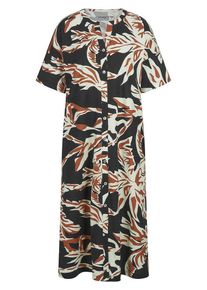 Green Cotton - Jersey-Kleid Dorthe, schwarz, Gr. 36 / S - Baumwolle
