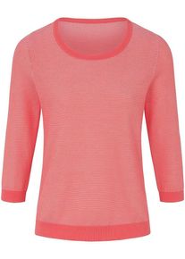 Peter Hahn - Rundhals-Pullover aus 100% SUPIMA®-Baumwolle, rot, Gr. 36 / S - Baumwolle