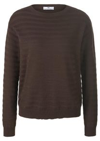 Peter Hahn - Rundhals-Pullover aus 100% SUPIMA®-Baumwolle, braun, Gr. 36 / S - Baumwolle