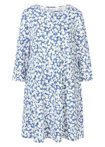 Green Cotton - Jersey-Kleid Ivy, blau, Gr. 36 / S - Baumwolle
