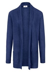 Peter Hahn - Cardigan aus 100% Schurwolle, blau, Gr. 36 / S - Schurwolle