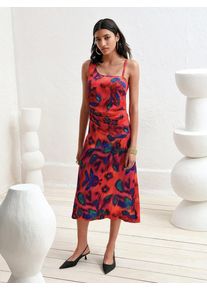 Talbot Runhof X PETER HAHN - Träger-Kleid, rot, Gr. 44 / L