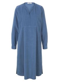 Peter Hahn - Cord-Kleid, blau, Gr. 36 / S - Baumwolle