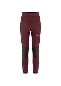 Jack Wolfskin Kammweg Tights Damen - rot - Gr. S - Polyamid/Polyester/Elastan