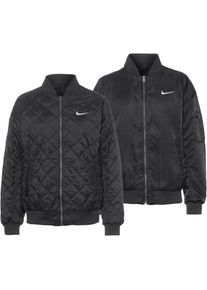 Nike Varsity Bomberjacke Damen - schwarz - Gr. S - Polyamid