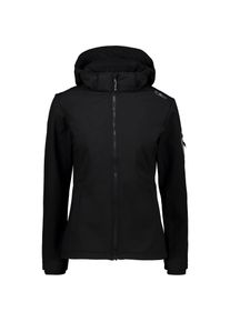 CMP Softshelljacke Damen - schwarz - Gr. 44 - Polyester/Elastan