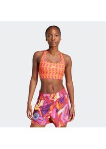 Damen Sport-BH "FARM BRA", adidas Performance, Gr. Lbright orange, bold pink, semi spark, Obermaterial: 85% Polyester, 15% Elasthan, sportlich, BHs