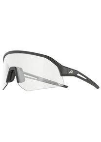 Alpina Sonic HR V Photochromic S1-3 Fahrradbrille (weiß/grau)