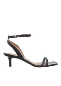 BOSS Sandaletten mit Absatz - Charlize Sandal50 - Gr. 38 (EU) - in Schwarz - f&uuml;r Damen