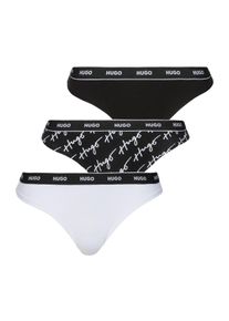 HUGO UNDERWEAR Damen String "TRIPLET THONG DESIGN", Gr. Lopen miscellaneous 997, Jersey, Obermaterial: 95% Baumwolle, 5% Elasthan, Unterhosen, mit