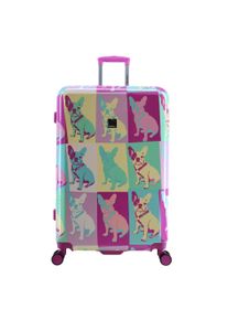 Saxoline Koffer "Bulldog Emotion", bunt, mehrfarbig, Koffer, aus ABS- und PC-Materialien