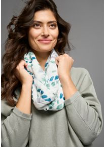 Laura Scott Damen Loop, blau, casual, gemustert, bedruckt, Web, Polyester, Modetücher, mit Pinsel-Tupfen-Alloverdruck -NEW