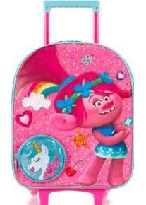 Heys Kinderkoffer "Trolls, Rosa", pink, PVC, festlich, Koffer, Heys x Joachim Llambi Kindertrolley Kinder Reisegepäck