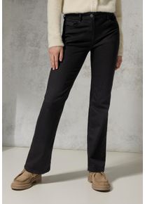 Cecil Damen 5-Pocket-Jeans "Style Toronto", schwarz, casual, Gr. 26, unifarben, Denim/Jeans, Obermaterial: 75% Baumwolle, 23% Polyester, 2% Elasthan,