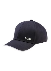 BOSS Green Damen Baseball Cap "Cap-Bold", blau, casual, unifarben, Twill, Baumwolle, Caps, mit kontrastfarbener Unterseite