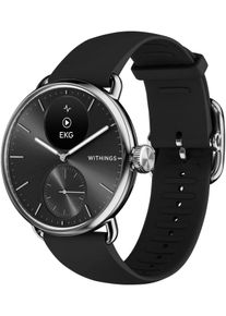 Withings Smartwatch "ScanWatch 2 38mm, hybrid, Akku bis 30 Tage, 50 M Wasserdicht", schwarz, Smartwatches, Aktivitätstracking, Schlafüberwachung,