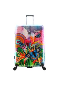 Saxoline Koffer "Butterfly Nature", bunt, Polypropylen, mehrfarbig, Koffer, aus ABS- und PC-Materialien