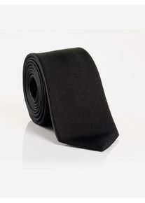 MONTI Damen Krawatte "RAUL", schwarz, Seide, Krawatten, aus reiner Seide mit edler Twill-Struktur – 7 cm breit