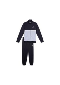 Puma Herren Trainingsanzug "POLY COLORBLOCK SUIT", blau, sportlich, Gr. S, colorblocking, Trikot, Obermaterial: 100% Polyester, Sportanzüge