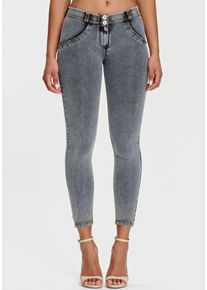 Freddy Damen Jeggings "WRUP4 SUPERSKINNY", gelb, casual, Gr. XL, Web, Obermaterial: 81% Baumwolle, 19% Elasthan, Hosen, mit Lifting & Shaping Effekt