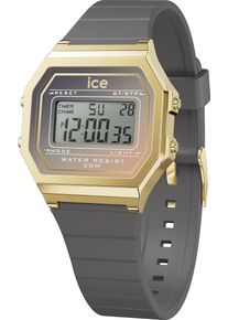 Ice Watch ICE-WATCH Damen Chronograph "ICE digit retro sunset - Small", grau, Armbanduhren, Quarzuhr, Armbanduhr, Damenuhr, digital, Silikonarmband,