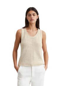 Marc O'Polo MARC O'POLO Damen Rundhalspullover "aus Organic Cotton-Mix", beige, casual, Gr. XXL, unifarben, Obermaterial: 70% Baumwolle, 30% Polyester, Pullover