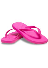 Crocs Damen Zehentrenner "Crocs Flip", Gr. 42, pink, Croslite, unifarben, casual, Schuhe, Badeschuh, Sandale, Sommerschuh mit weichem Zehensteg