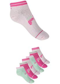 Fila Kinder Freizeitsocken "JUNIOR GIRL INVISIBLE SOCKS", Gr. 35, rot, Baumwollmischung, unifarben, Socken, mit elastischem Bündchen