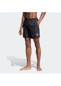 Herren Badeshorts "ADIC SOLID 8INC", schwarz, sportlich, Gr. S, adidas Performance, Obermaterial: 100% Polyester, Badehosen