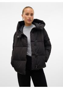 Véro Moda VERO MODA Damen Steppjacke "VMSTELLA SHORT JACKET NOOS", schwarz, modisch, Gr. XL, unifarben, leicht glänzend, Web, Steppware, Obermaterial: 100%