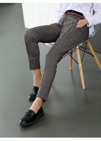 Inspirationen Damen Jogger Pants, grau, Gr. 38, meliert, 85% Polyester, 12% Viskose, 3% Elasthan, Hosen