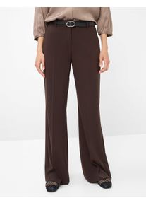 Brax Damen Jogginghose "Style MAINE", braun, Gr. 36, 53% Polyester, 43% Schurwolle, 4% Elasthan, Hosen