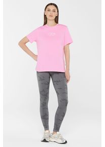 Damen Rundhalsshirtdusty magenta, casual, Gr. XXXL, SENSES.THE LABEL, bedruckt, Material: 100% Baumwolle, Shirts, aus Baumwolle