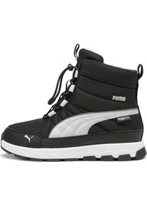 Puma Kinder Winterboots "EVOLVE BOOT PURETEX JR", Gr. 37, schwarz-weiß, Textil, sportlich, Schuhe, Snowboots, Winterstiefel, Winterschuhe, wasserdicht