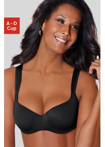 Nuance Damen Schalen-BH "Optimizer", Gr. 90, schwarz, Microtouch, Obermaterial: 82% Polyamid (TACTEL), 18% Elasthan (LYCRA), klassisch, BHs, mit Bügel