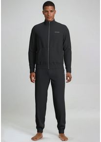 JOOP! JOOP Herren Sweatjacke "Leisure", Gr. XL, schwarz, Sweatware, Obermaterial: 95% Baumwolle, 4% Elasthan, 1% sonstige Fasern, unifarben, casual,