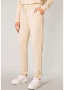 Base Level Damen Sweathose "YOAN", beige, casual, Gr. 38, unifarben, Sweatware, Obermaterial: 60% Viskose, 35% Polyamid, 5% Elasthan, Hosen, mit